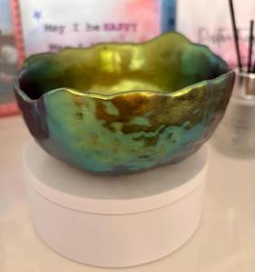 ชามเรซิ่นดีไซน์พิเศษ ทำด้วยมือ สำหรับตกแต่งโต๊ะบ้าน โรงแรม ร้านอาหาร ชามเรซิ่นสีขาว ผลิตโดย A S Craft Export - Product Image 4