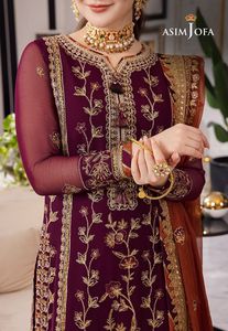 Robes de soirée de créateur, mode pakistanaise, costumes brodés, robes de soirée, mesures personnalisées, designs de couleurs - Product Image 5