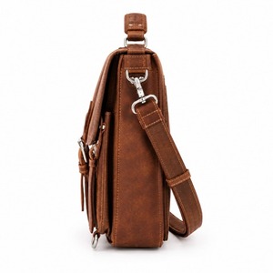 Sac messager de luxe en cuir véritable fait main, sac bandoulière, sacoche pour ordinateur portable, idéal pour le bureau, les voyages, unisexe, pour le travail, cadeaux d'affaires haut de gamme - Product Image 6