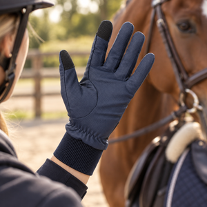 Gants d'équitation professionnels pour hommes et femmes, résistants à l'usure, antidérapants, gants d'équitation, équipement de course hippique - Product Image 2