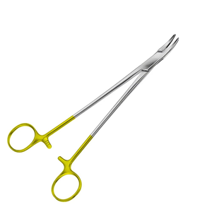 Premium TC Finochietto Durogrip Needle Holder High Tensile Stainless Steel Surgical Grade <b>Driver</b> Tungsten Carbide Jaws Suturing - Product Image 4