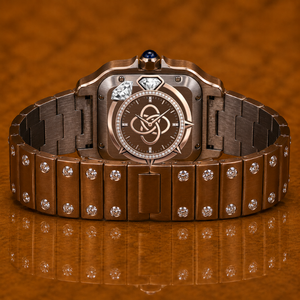 Reloj de Pulsera de Lujo con Diamantes Moissanite para Hombre, con Incrustaciones Completas de Piedras - Product Image 4
