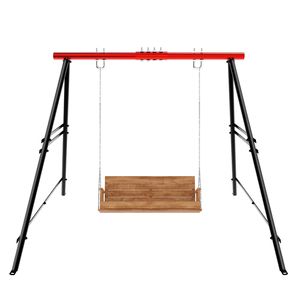 Columpio de porche para interior y exterior con soporte para silla de hamaca, solo estructura de columpio para patio trasero, carga máxima 550 libras - Product Image 1