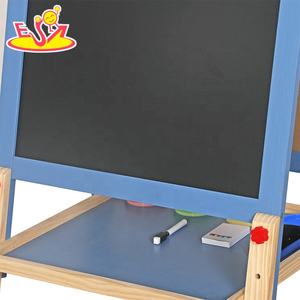 热销双面木制儿童艺术画架-多合一可调式绘图板，带纸卷和存储W12B275 - Product Image 3