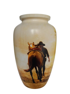 High Quality Modern Aluminium Decorative Funeral Cremation Urn Memorial Container <b>Jar</b> Metal Urn <b>Jar</b> in Wholesale Price - Product Image 3