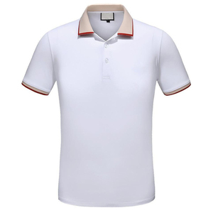 Polo en coton premium pour homme sur mesure, col côtelé à trois boutons, manches courtes, style business décontracté, fabricant OEM ODM - Product Image 2