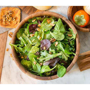 Offre spéciale, design personnalisé, grand bol à salade en bois d'acacia massif pour hôtels et restaurants au prix d'usine - Product Image 4