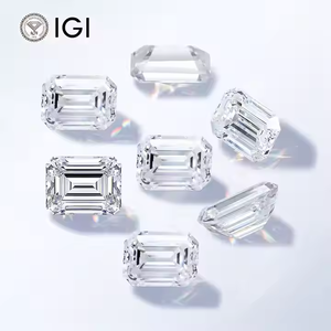 เพชร CVD เจียระไนทรงเอเมอรัลด์ สี E ความสะอาด VS1 ได้รับการรับรองจาก IGI สำหรับเครื่องประดับชั้นดี - Product Image 1
