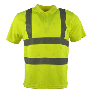Camisetas Polo de Alta Visibilidad, Reflectantes, Transpirables, 100% Poliéster, Personalizables en Color/Logotipo/Diseño para Hombre, Construcción - Product Image 1