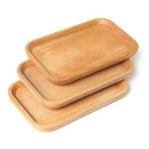 Plateau de rangement en bois rectangulaire, design de style américain, finition vernie, durable, compatible lave-vaisselle, capacité personnalisable, utilisation multi-espaces - Product Image 4