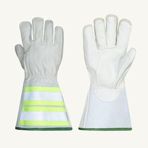 Guantes de Soldadura TIG de la Mejor Calidad, Duraderos, de Piel de Cabra y Piel de Vacuno, Excelente Protección para las Manos con Antivibración para Soldadores - Product Image 1