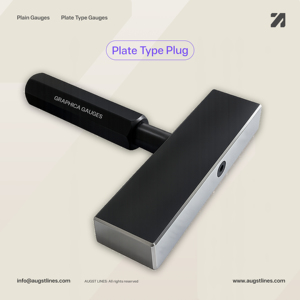 AUGST LINES Plate Type Plain Plug <b>Gauge</b> GO NOGO 100mm to 300mm GO NOGO OHNS hardened steel precision ISO3455 DIN7162 Calibrated - Product Image 5