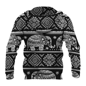 Printed <b>Fleece</b> Hoodie Men's Winter Casual Streetwear Graphic Pullover Custom Logo 100% Cotton Cozy Digital Printing Anti-Pilling - Product Image 3