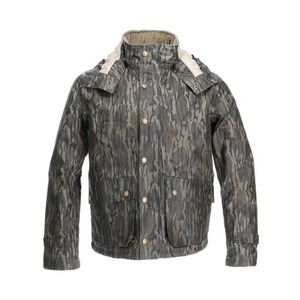 Veste de chasse camouflage pour homme, manches longues, imperméable, softshell d'hiver avec capuche et fermeture à boutons - Product Image 5