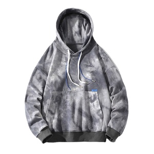 Sudadera con capucha de lavado ácido Vintage personalizada de alta calidad para hombre, sin cuerda francesa pesada sudaderas con capucha, Jersey Unisex, Sudadera con capucha de algodón 320g 400 Gsm - Product Image 4