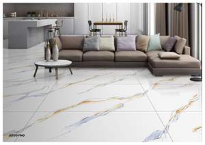 กระเบื้องพอร์ซเลนลายสถาปัตยกรรม ขนาด 60x120 ซม. 600x1200 มม. 24x48 นิ้ว ผิวมันเงา ขนาดใหญ่พิเศษ คุณภาพพรีเมียม สำหรับตกแต่งสไตล์โมเดิร์น - Product Image 3