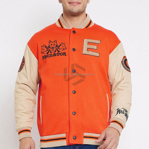 Unisex High Quality Wool Bomber VarsityJacket Custom Printed Embroidered American Letterman Style Oversize Windproof Thick Winte - Product Image 4