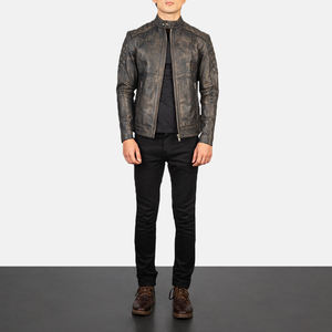 Custom Leather <b>Jacket</b> Manufacturer Genuine Leather <b>Biker</b> <b>Jacket</b> Men’s Leather <b>Jackets</b> Wholesale OEM Leather <b>Jacket</b> Supplier - Product Image 6