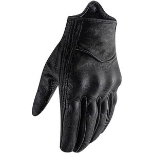 Gants de moto unisexes, à doigts entiers, antidérapants, imperméables, en cuir, pour le sport et les activités de plein air, OEM - Product Image 4