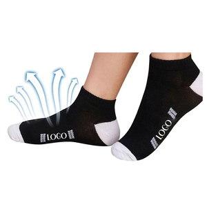 New Arrival 100% Cotton Anti-Bacterial <b>Thick</b> Crew <b>Socks</b> Breathable Quick Dry No Show Casual Men's Knitted Digital Printing - Product Image 2