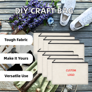 Sac de voyage réutilisable en toile de coton 100 % personnalisable, de haute qualité, avec poignée, certifié GOTS, écologique, pour cosmétiques - Product Image 2