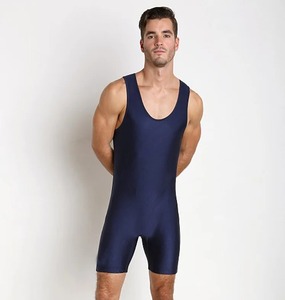 Nuevo traje de baño para hombre, traje de baño atlético de secado rápido, traje de baño para gimnasia, deportes acuáticos, entrenamiento, bañador - Product Image 1