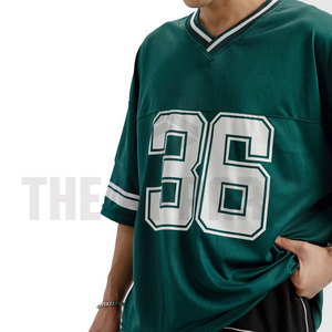 เสื้อเบสบอลคอกลมแบบสั่งทำขายส่ง พิมพ์ลายแบบซับลิเมชั่นเต็มตัว เสื้อทีมคอกลม ผลิตจากผ้าโพลีเอสเตอร์ตาข่ายแห้งเร็ว - Product Image 5