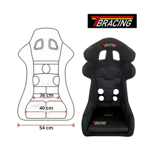 เบาะนั่งสำหรับแข่งรถจำลอง TBRACING RS-07 ได้รับการรับรองมาตรฐาน FIA 8855-2021 พร้อมจุดยึดเสริมความแข็งแรง บริการ OEM ODM สำหรับการแข่งรถระดับมืออาชีพ - Product Image 2
