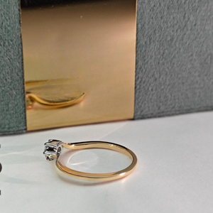 Elegante Anillo de Compromiso con Diamante Cultivado en Laboratorio de 1.50 Quilates, Certificado por IGI, Oro de 14K, Joyería Fina para Propuesta de Matrimonio - Product Image 4
