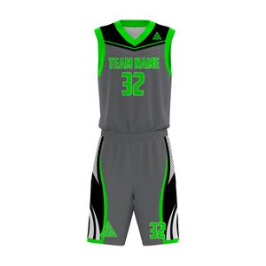 Custom New Reversible Polyester Printed Design Basketball Uniforms <b>Plus</b> <b>Size</b> Sports <b>Mesh</b> Customized Sublimated Basketball Sets - Product Image 3