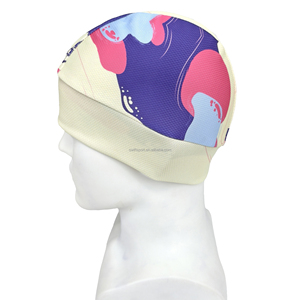 Bonnet de cyclisme et course à pied, idéal pour l'hiver, les sports de plein air et le ski, avec broderie 3D et motif jacquard animal, feuille et pois, bonnet intérieur. - Product Image 2