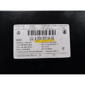 โมดูลควบคุมคนขับรถยนต์ C-class ปี 2007-2011 มือสอง ของแท้ รหัสอะไหล่ A2048209485 - Product Image 5