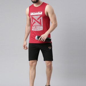 Solid Color Breathable Tank Top Custom Logo Ribbed Vests Knitted Fitness Gym Stringer <b>Singlet</b> <b>for</b> <b>Men</b> training workout session - Product Image 4