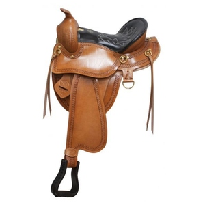 Selle d'équitation western personnalisée en cuir véritable, équipement équestre fait main, selle haut de gamme, fournisseur d'usine OEM en gros - Product Image 4