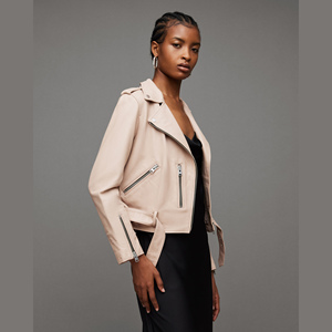 Veste en cuir de vachette de haute qualité pour femmes, broderie, doublure en fourrure, imperméable, taille personnalisée, veste en cuir pour femmes - Product Image 4