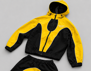 OEM Factory Clothing Manufacturers Custom Waterproof Polyester Nylon Windbreaker Tracksuits <b>Zip</b> <b>up</b> <b>Jacket</b> Hoodies and Shorts Set - Product Image 2