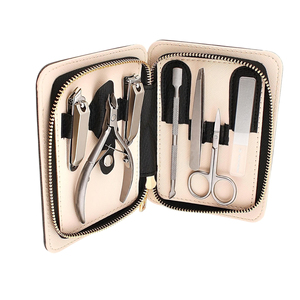 Luxury Stainless Steel <b>Nail</b> Care <b>Kit</b> Best Selling Manicure Pedicure Tools Wholesale Top Selling Unique Color Case - Product Image 2
