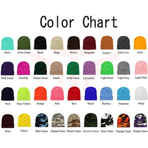 Gorro de Punto Acrílico de Color Sólido Unisex de Tactus Industries, 56-58 cm, Informal, de Invierno, Transpirable, Impermeable, para Adultos - Product Image 6