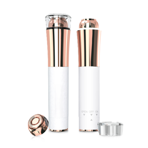 Facial Hair Removal for Women Painless Electric Face Hair Remover Face Shaver <b>Razor</b> & Trimmer 18 Karat Gold Plated <b>Head</b> - Product Image 1