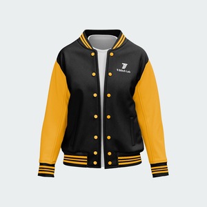 Veste universitaire classique en laine pour homme, style chemise, col à revers, manteau de baseball pour l'hiver, grande taille, imperméable - Product Image 3