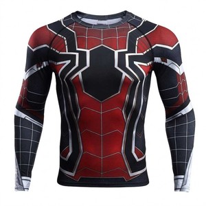 เสื้อรัดกล้ามเนื้อ MMA สำหรับผู้ชาย แขนยาว สำหรับ BJJ ยืดได้ 4 ทิศทาง ซับเหงื่อ ระบายอากาศดี เหมาะสำหรับฝึกซ้อม สไตล์ยุโรปและอเมริกา - Product Image 5