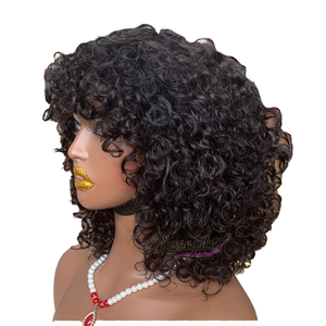 Perruque <span class=keywords><strong>Courte</strong></span> Bouclée Afro-Kinky en <span class=keywords><strong>Cheveux</strong></span> Humains Pas Chère, <span class=keywords><strong>Coupe</strong></span> Bob Pixie, Perruque en Dentelle <span class=keywords><strong>pour</strong></span> Femmes Noires - Product Image 5