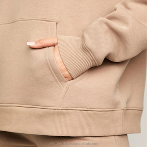 ชุดวอร์มมีฮู้ดผ้าฟลีซเนื้อนุ่ม ระบายอากาศได้ดี ปักลายได้ตามสั่ง ไซส์พลัส สำหรับทุกเพศ สไตล์สตรีทแวร์ ทรงโอเวอร์ไซส์ - Product Image 5