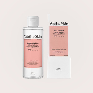 Otros productos para el cuidado de la piel, K-Beauty coreano, mascarilla líquida iluminadora con microspículas de rosa AHA PHA, hecho en Corea, 200 ml - Product Image 5