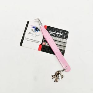Pinzas profesionales de Extensión de pestañas de acero inoxidable, la mejor Etiqueta Privada, abalorios de arco de bota delgada, puntas de fibra, pinzas sostenibles - Product Image 6