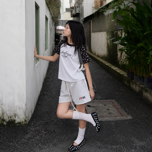 ODM OEM Plus Size Teenagers Oversized Short T-<b>Shirts</b> <b>Waffle</b> Fabric Eco-Friendly Made in Vietnam Comfortable Baby Tee - Product Image 4