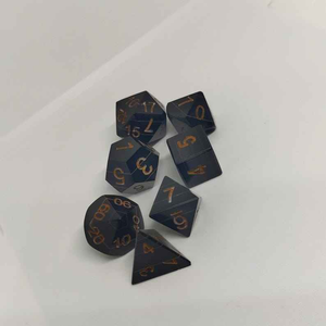 Dés en corne naturelle de qualité supérieure, faits à la main, polis, écologiques, en corne de buffle, pour jeux de société, Ludo, casino, usage décoratif - Product Image 1