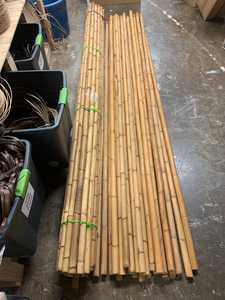 Varas de ratán natural redondas de 2-3 m de longitud con piel, para artes marciales, almacenamiento en interiores y almacenes. - Product Image 6