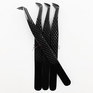 Pinzas para Pestañas RMI con Punta de Fibra de Color Negro Plasma, Pinzas para Volumen de Pestañas Plasma Blue - Product Image 5