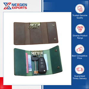 Global Distributor Selling Premium Quality Custom Size Design PU Leather Fashion Car <b>Key</b> <b>Holder</b> Durable Soft Discounted Market - Product Image 3